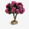 ARBRE FLEURI DOUBLE BRANCHE ROSE 9CM