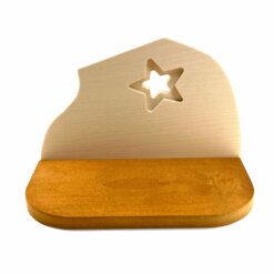 ETABLE BOIS ERABLE BI-COULEUR SANS TOIT 18X11X11CM