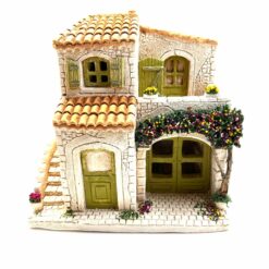 MAISON DE VILLAGE AVEC TERRASSE ET PORCHE 20X15X20CM