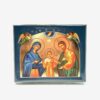 ICONE LA SAINTE FAMILLE DOREE A LA FEUILLE 10X8CM 394.14