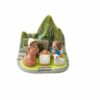 MINI CRECHE DU MONDE CÉRAMIQUE 8X7CM PEROU