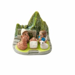 MINI CRECHE DU MONDE CÉRAMIQUE 8X7CM PEROU