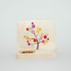 PETIT AUTEL BOIS ARBRE DE VIE+SYMBOLES CHRETIENS+DIZAINIER 8,5X11CM