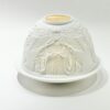 PHOTOPHORE STARLIGHT PORCELAINE VIERGE MIRACULEUSE D10CM HV845