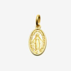 MEDAILLE MIRACULEUSE 16MM PLAQUE OR 3 MICRONS