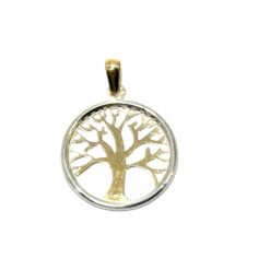 MEDAILLE OR 9 CARATS ARBRE DE VIE D17MM 0,49gr
