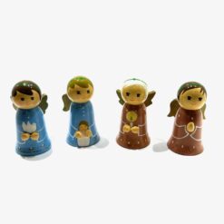 ANGE EN BOIS TOURNEE 7CM 4 MODELES DIFFERENTS