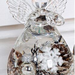 ANGE EN VERRE DREAMLIGHT WINTER STORY 10CM
