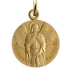 MEDAILLE ST RAPHAEL PLAQUE OR 16MM