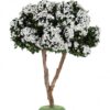 ARBRE FLEURI BLANC 9CM CARBONEL