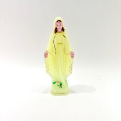 STATUE VIERGE MIRACULEUSE FLUORESCENT 15CM