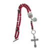 BRACELET CHAPELET DE COMBAT 4MM 2 MÉDAILLES / LIVRET / ST MICHEL BTCHCML