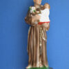STATUE ST ANTOINE PLATRE 15CM