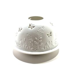 PHOTOPHORE STARLIGHT PORCELAINE PAPILLONS HV865