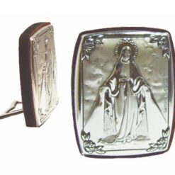CADRE VIERGE MIRACULEUSE EN ARGENT LAMINÉ 4X3CM