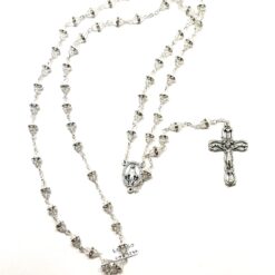 CHAPELET CRISTAUX RONDS D3X5MM MIRACULEUSE/CHRIST