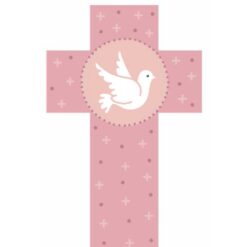 CROIX COLOMBE ROSE /12X7,5CM RDC