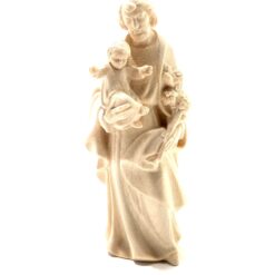 STATUE BOIS SCULPTE ST JOSEPH 11CM