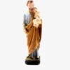 STATUE ST JOSEPH ET ENFANT JESUS EN RESINE COULEUR 15CM