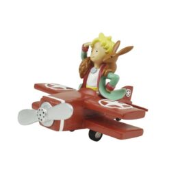 FIGURINE LE PETIT PRINCE AVION RENARD