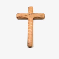 CROIX D'AUBE EN BOIS D'OLIVIER SANS CHRIST 10X7CM