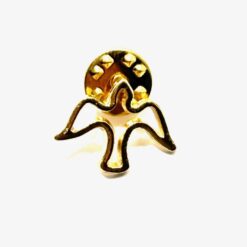 PIN'S COLOMBE METAL DORE 2X1,5CM