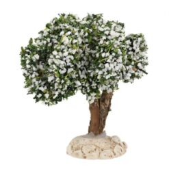 ARBRE FLEURI BLANC 6CM CARBONEL