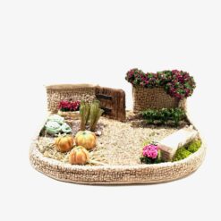 JARDIN POTAGER BANC/PORTE 16X14X7CM
